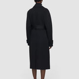 Black Arlina Double Face Cashmere Coat - Joseph