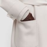 White Arlina Double Face Cashmere Coat - Joseph