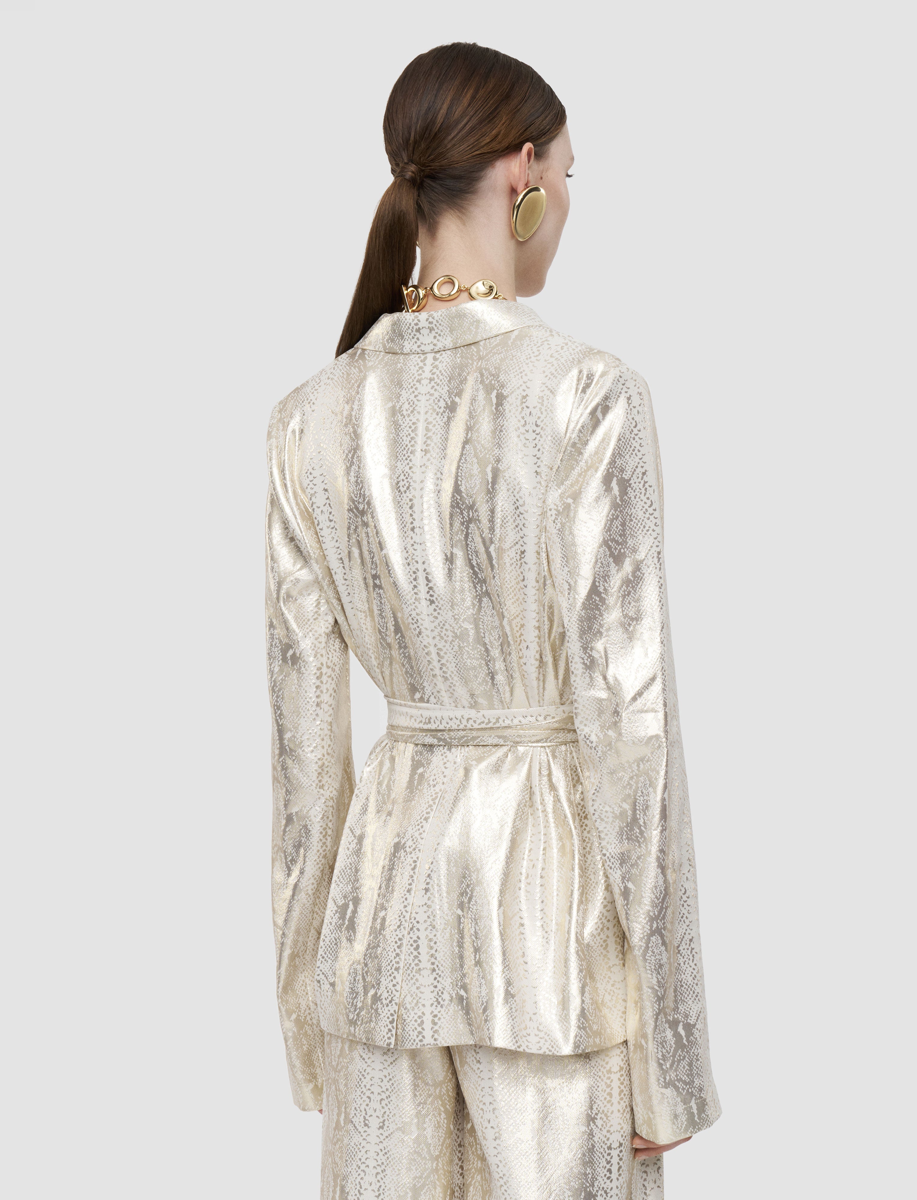 gold-asher-soie-veste-lame-serpent-JOSEPH