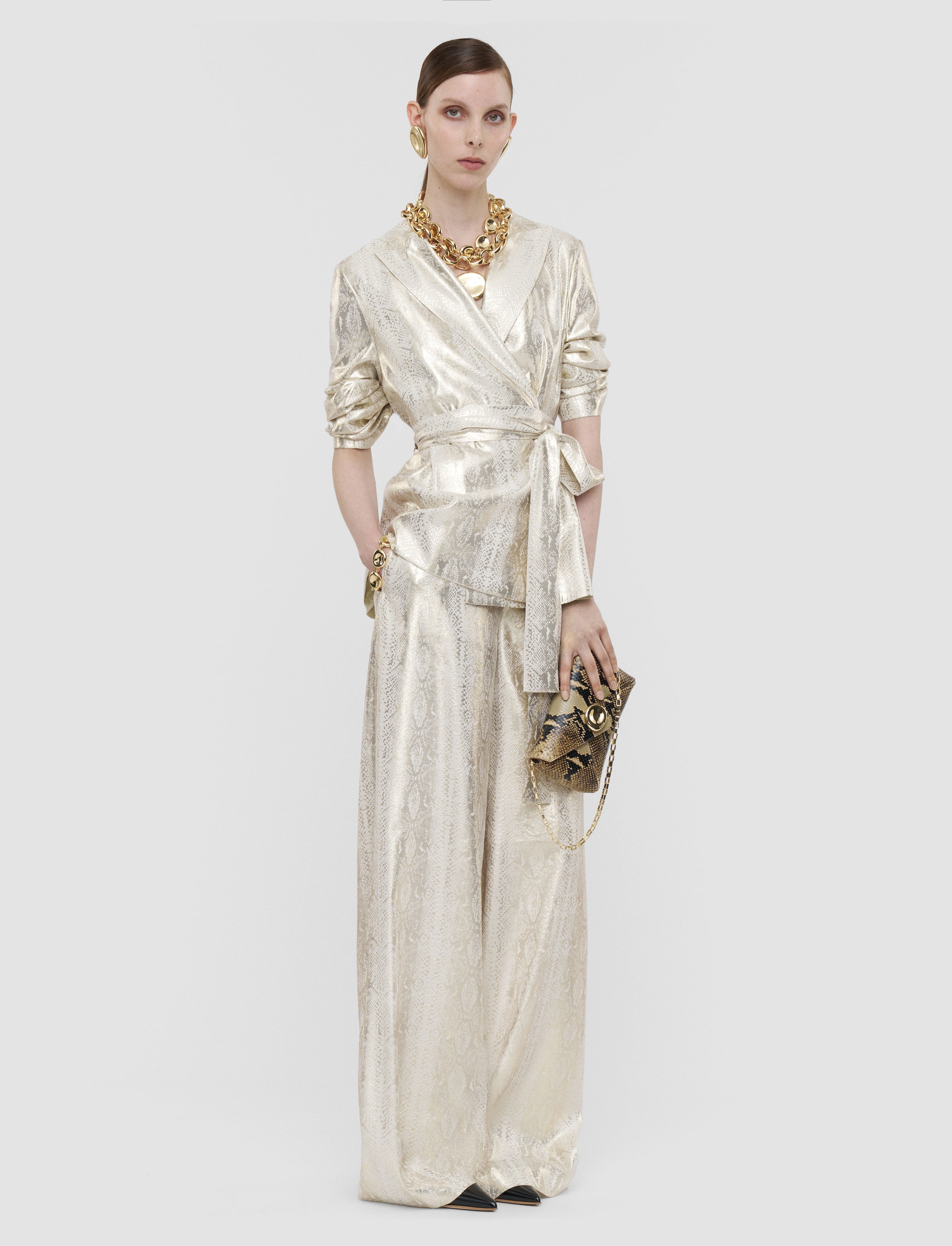 gold-asher-soie-veste-lame-serpent-JOSEPH