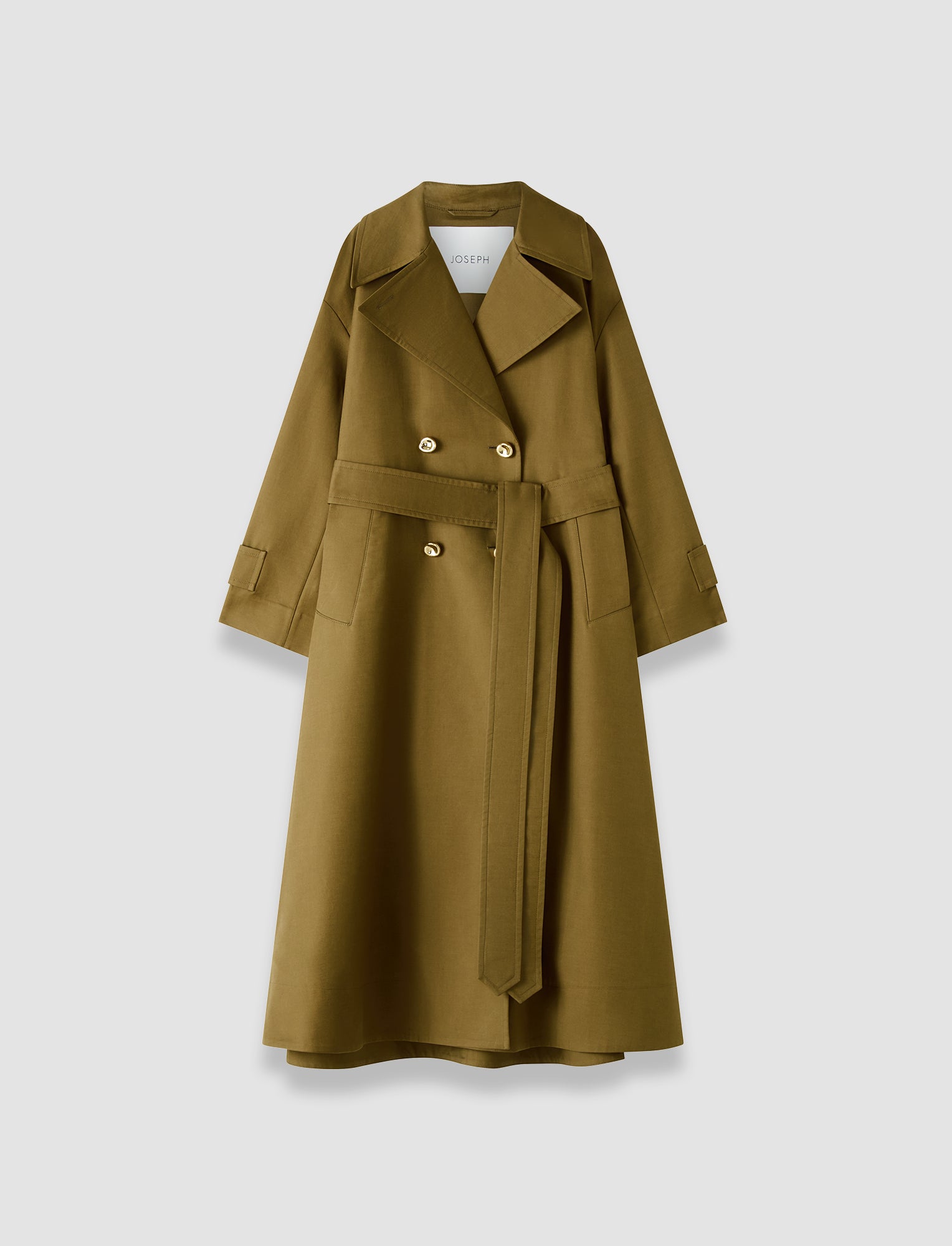 brown-ashford-cotton-twill-coat-JOSEPH