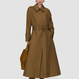 Brown Ashford Cotton Twill Coat - Joseph