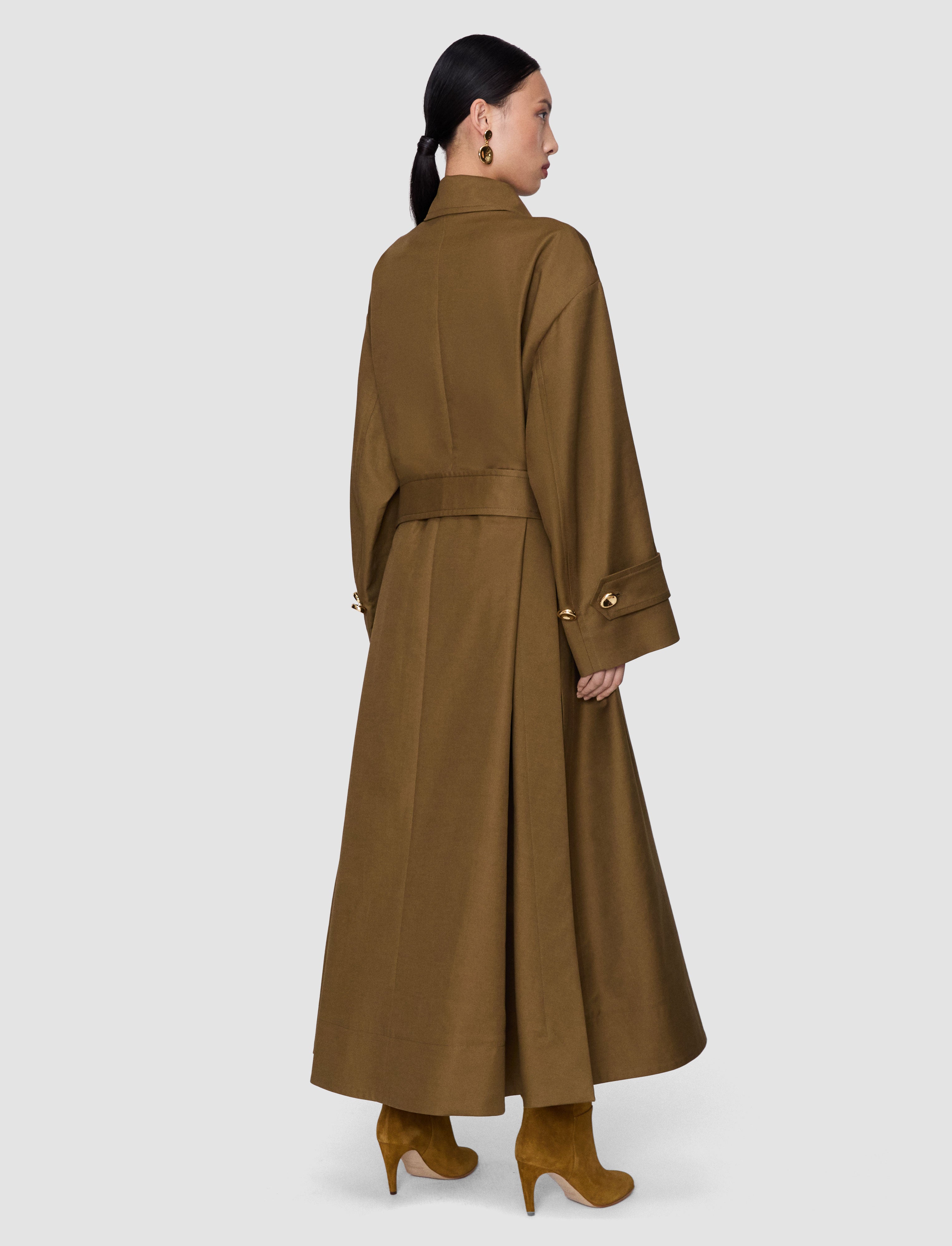 brown-ashford-cotton-twill-coat-JOSEPH
