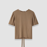 Brown Atheris Crepe Blouse - Joseph