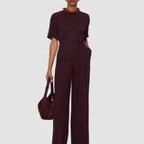 Purple Atheris Crepe Blouse - Joseph