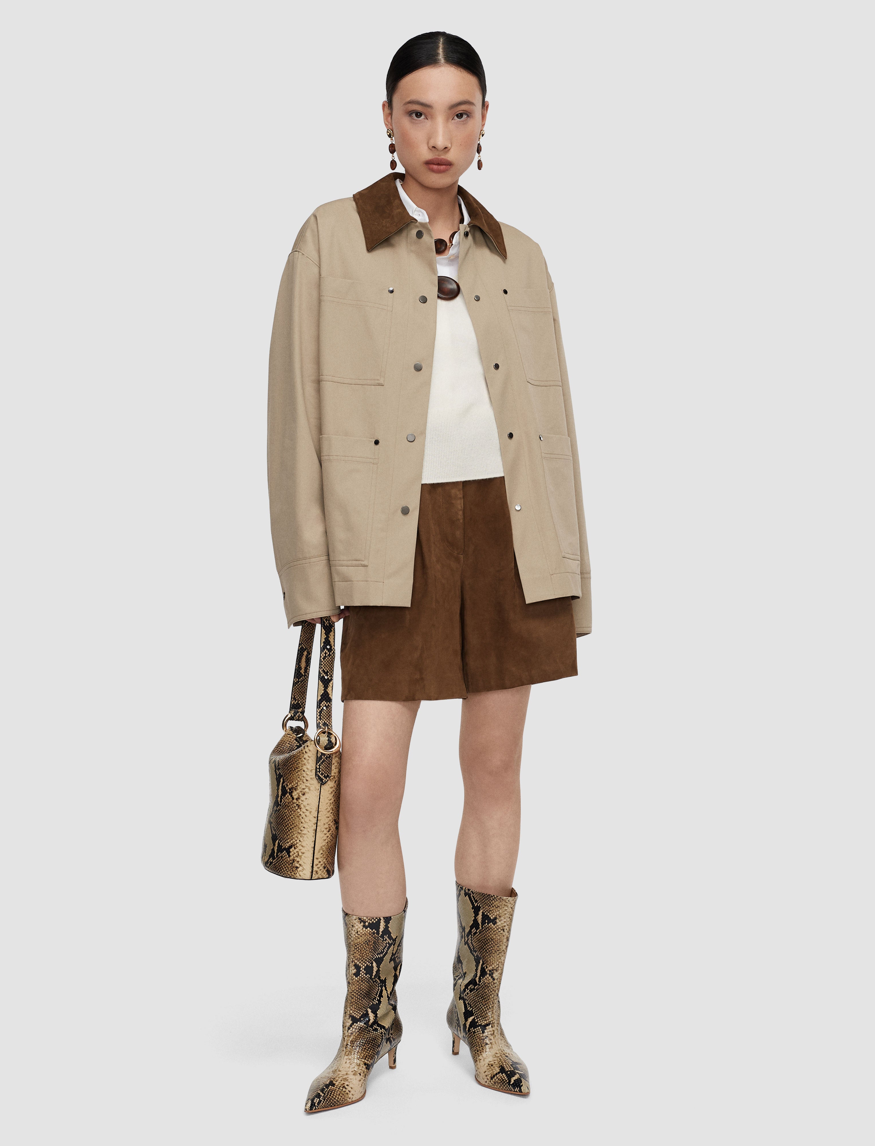 beige-athos-cotton-jacket-JOSEPH