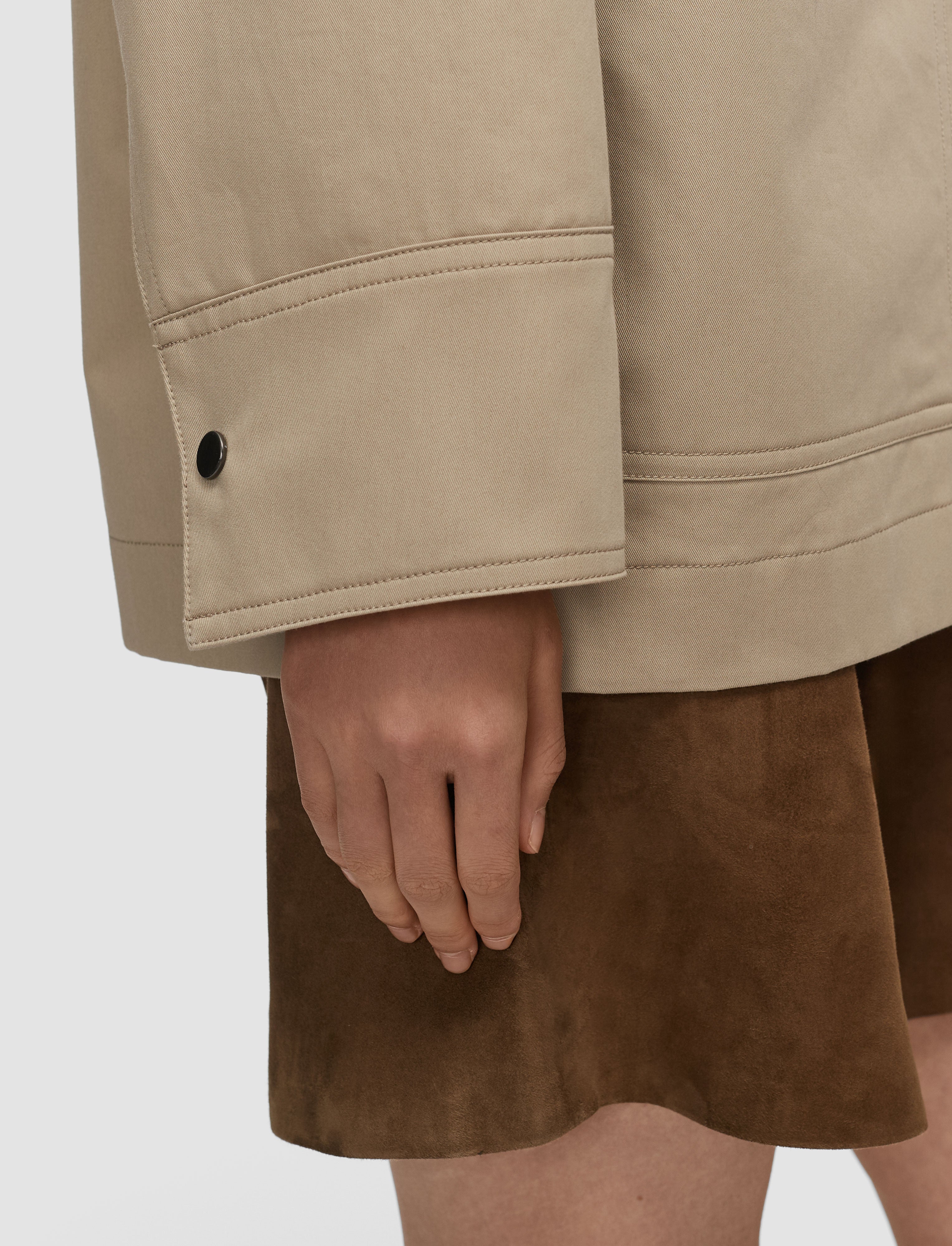 beige-athos-cotton-jacket-JOSEPH