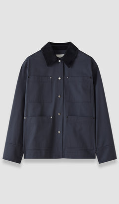 Blue Athos Cotton Jacket - Joseph