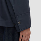 Blue Athos Cotton Blend Coat - Joseph