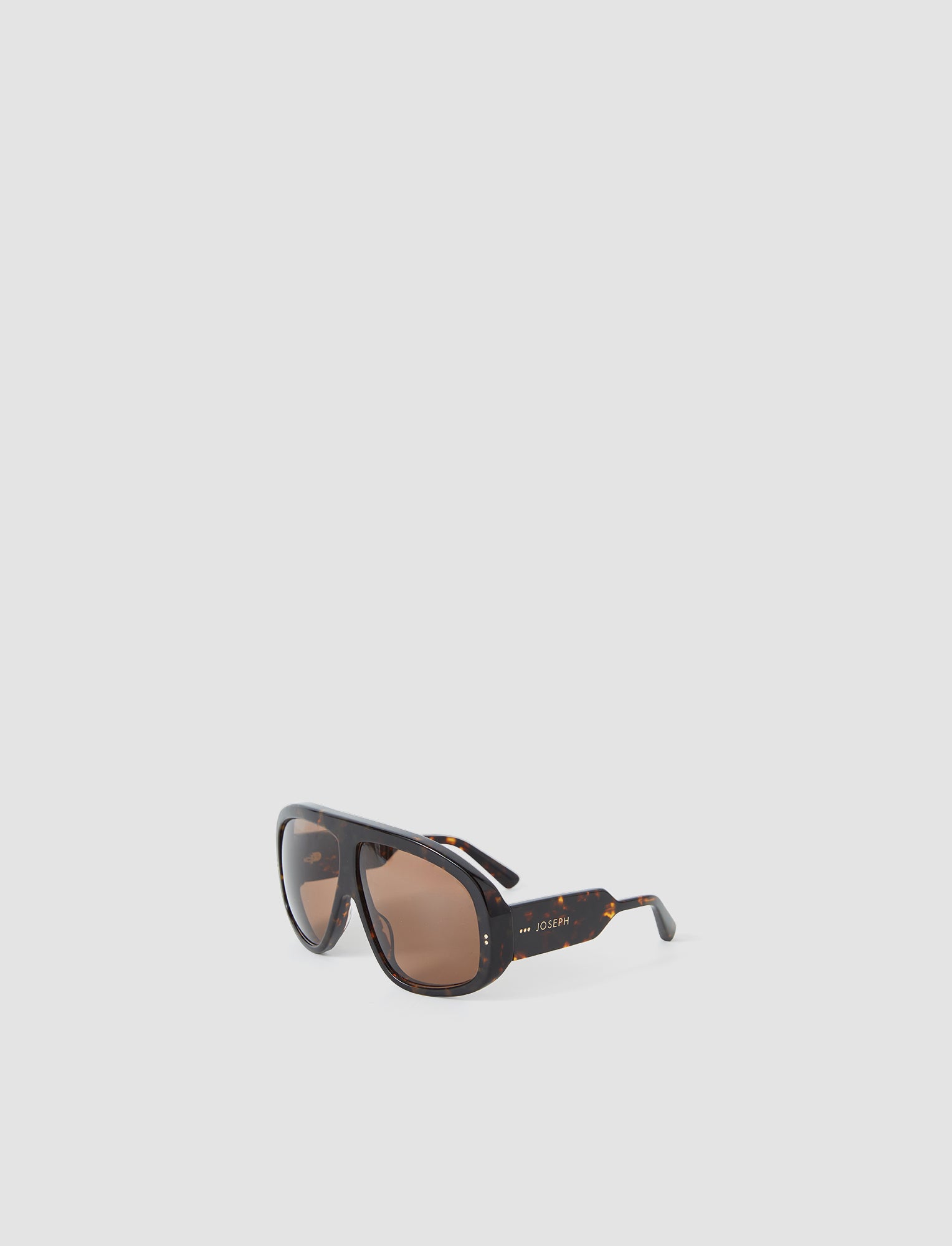 Atlas Aviator Sunglasses in Brown | JOSEPH GB