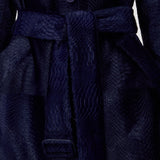 Blue Aubery Embossed Snake Leather Coat - Joseph