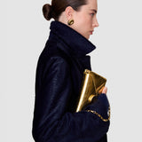Aubery Embossed Snake Leather Coat