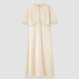 Beige Aura Silk Satin Dress - Joseph