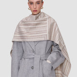 Beige Ayla Wool Cashmere Scarf - Joseph