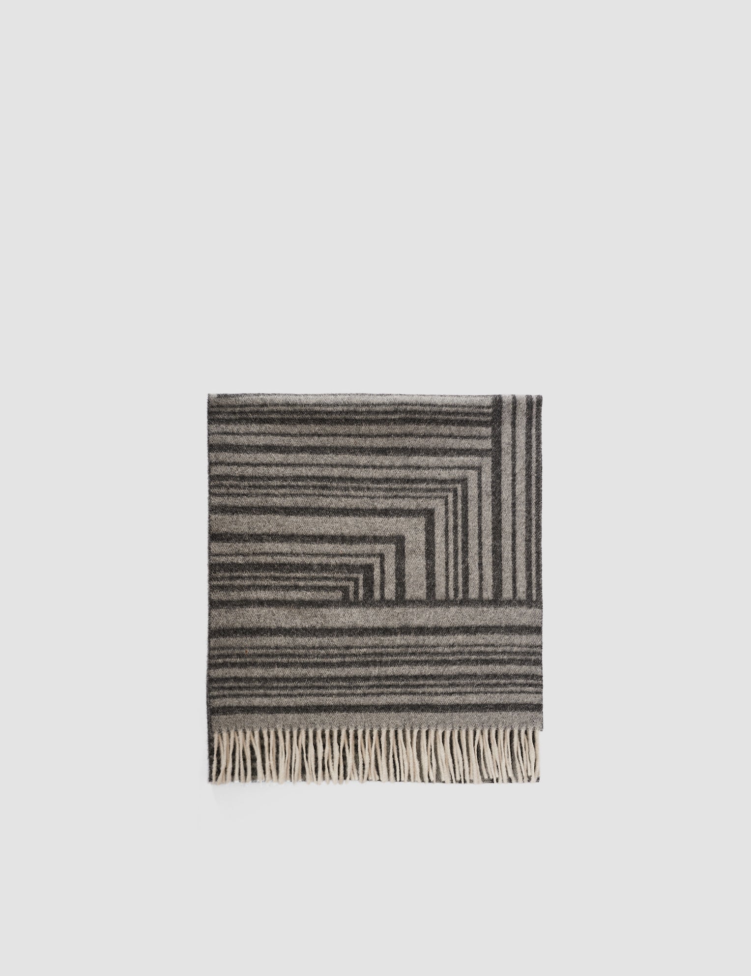 Grey Ayla Wool Cashmere Scarf - Joseph