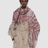 White Azalea Wool Cashmere Scarf - Joseph