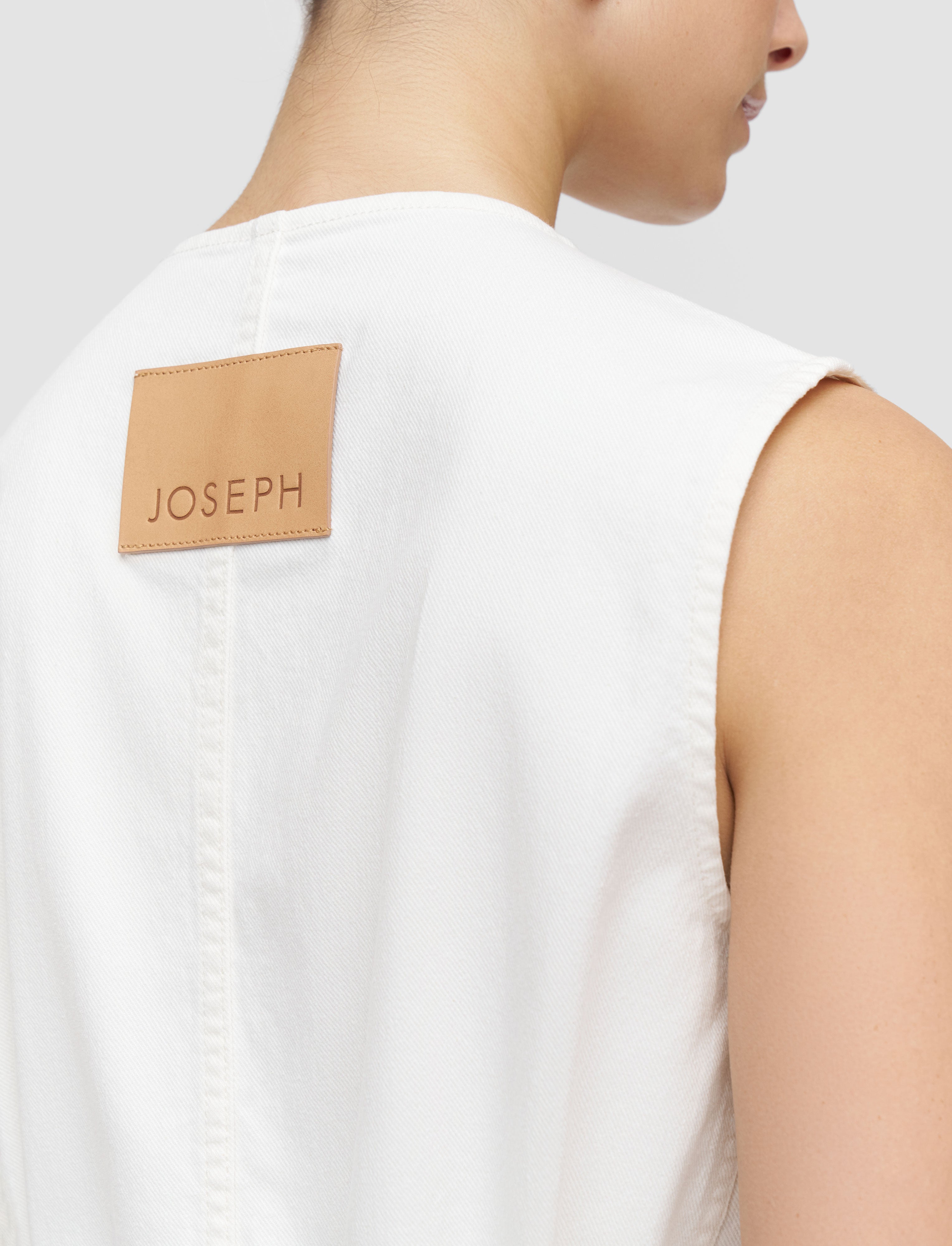 white-balan-denim-sleeveless-jacket-JOSEPH