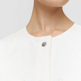 White Balan Denim Sleeveless Jacket - Joseph