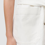 White Balan Denim Sleeveless Jacket - Joseph