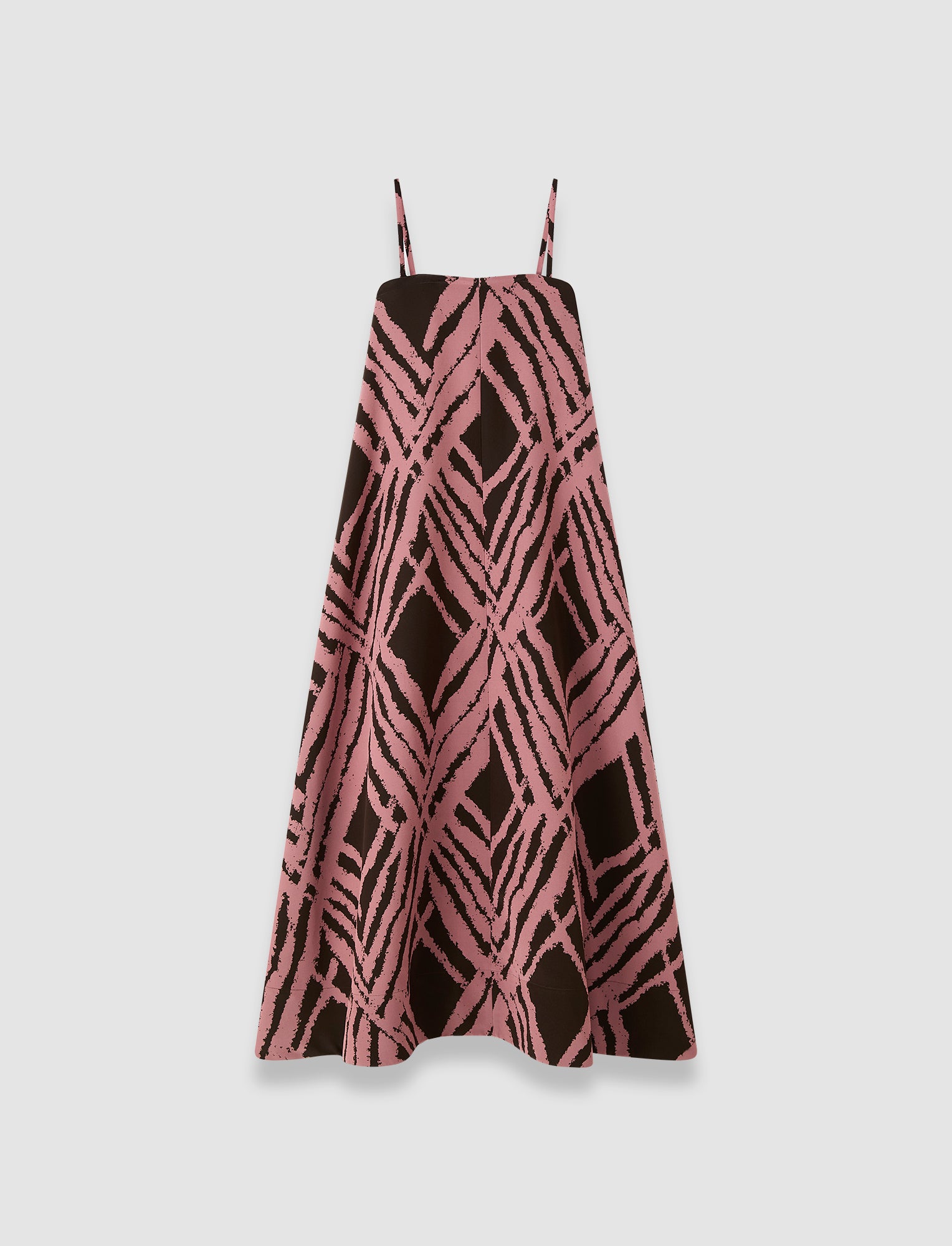 multicolour-banna-satin-twill-strapless-dress-JOSEPH