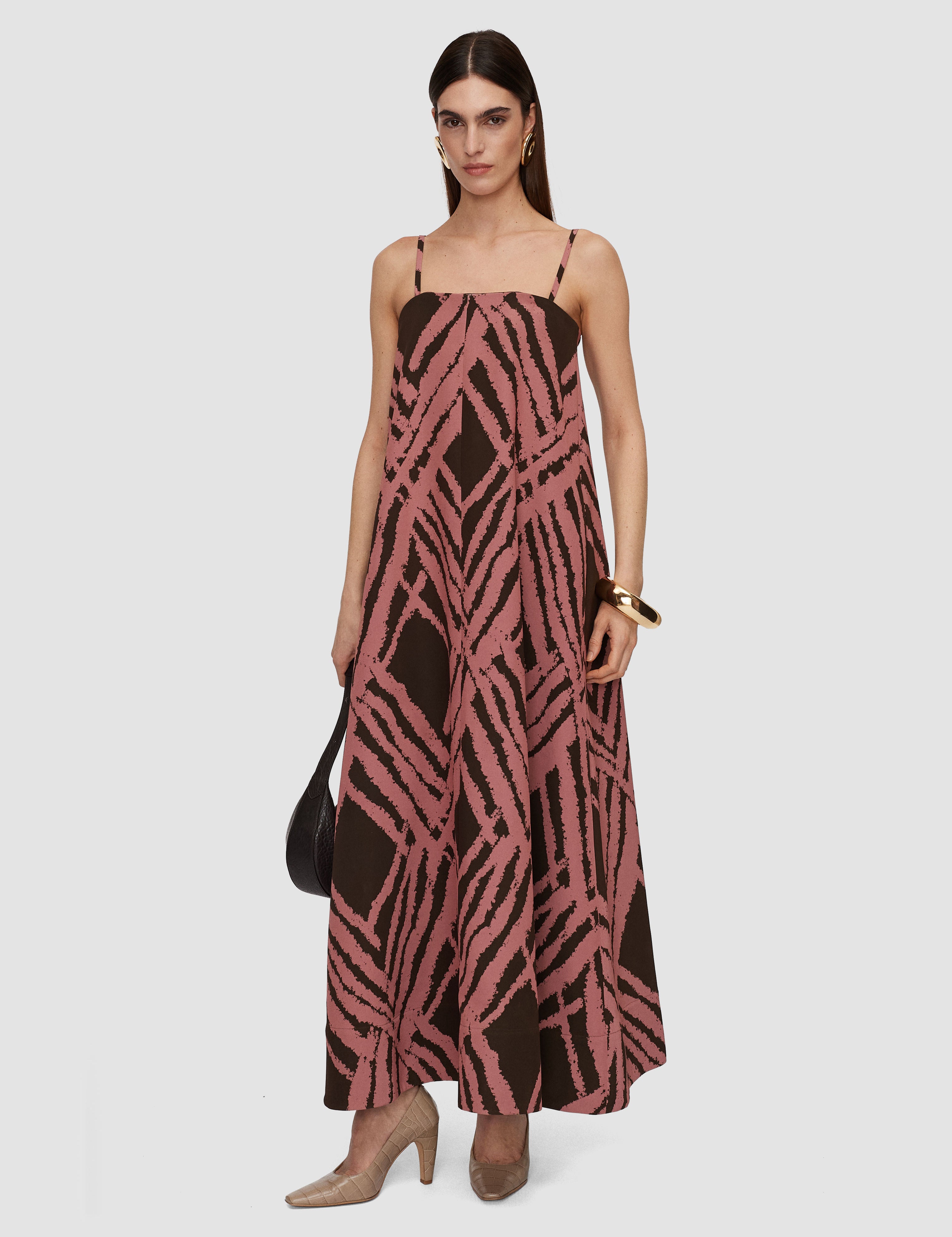 Multicolour Banna Satin Twill Strapless Dress - Joseph