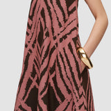 Multicolour Banna Satin Twill Strapless Dress - Joseph