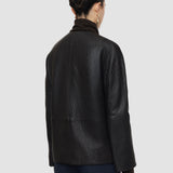 Barbs Pebble Leather Jacket