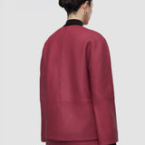 Barbs Pebble Leather Jacket