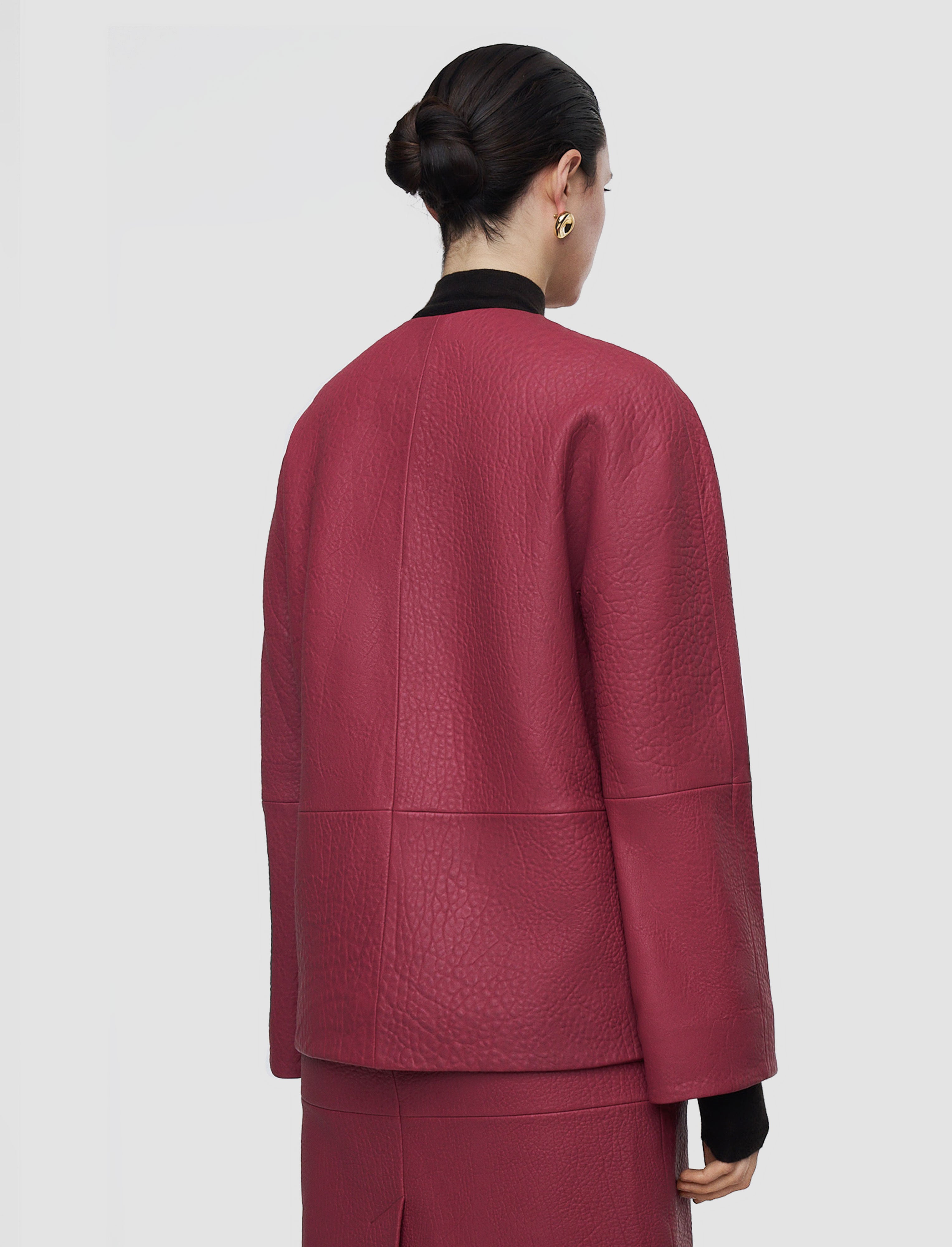 pink-barbs-pebble-leather-jacket-JOSEPH