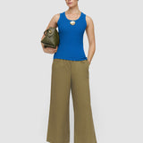 Blue Bayt Crinkle Viscose Vest Top - Joseph