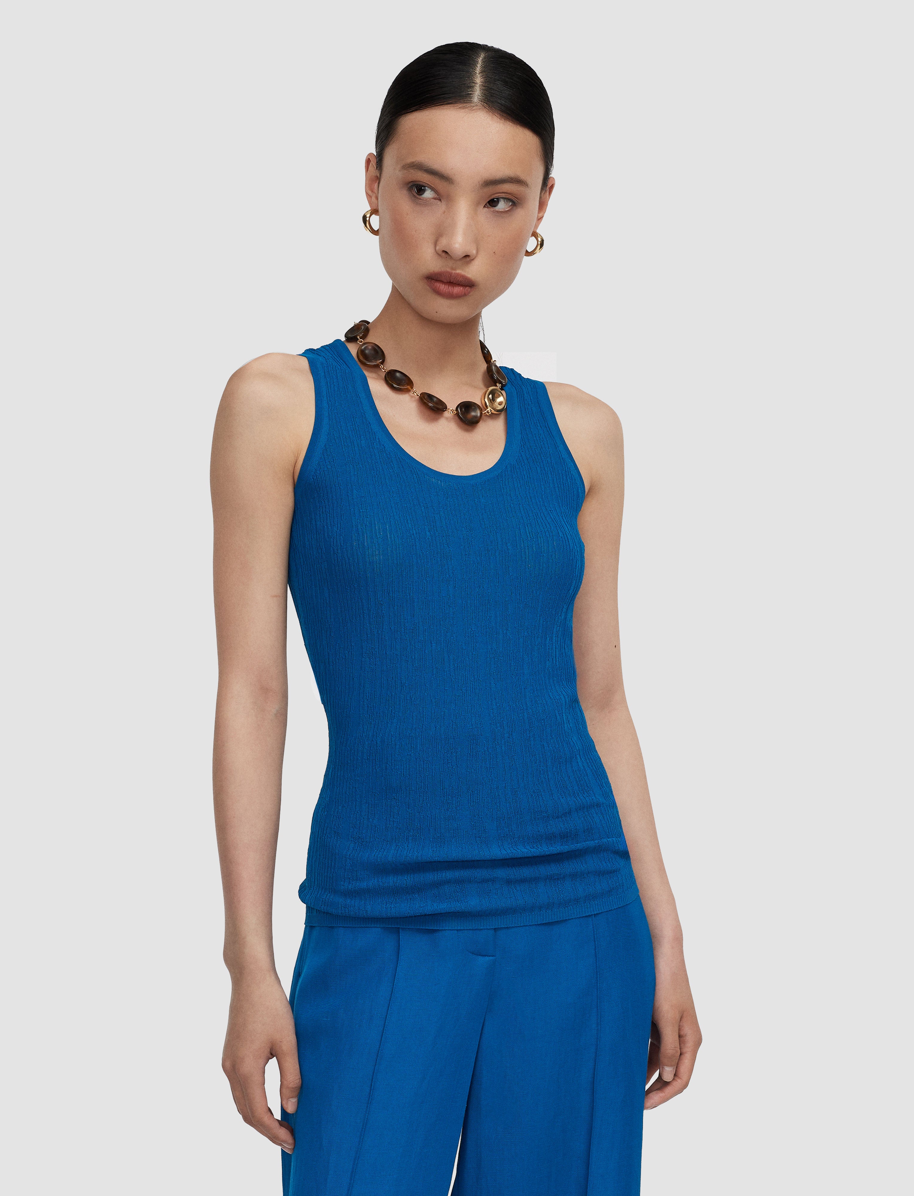 bleu-top-bayt-en-viscose-froissee-JOSEPH