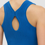 Blue Bayt Crinkle Viscose Vest Top - Joseph