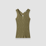 Bayt Crinkle Viscose Vest Top