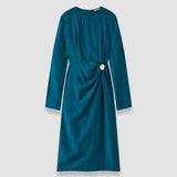 Blue Bea Silk Stripe Dress - Joseph