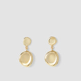 Gold Bean Drop Earrings - Joseph