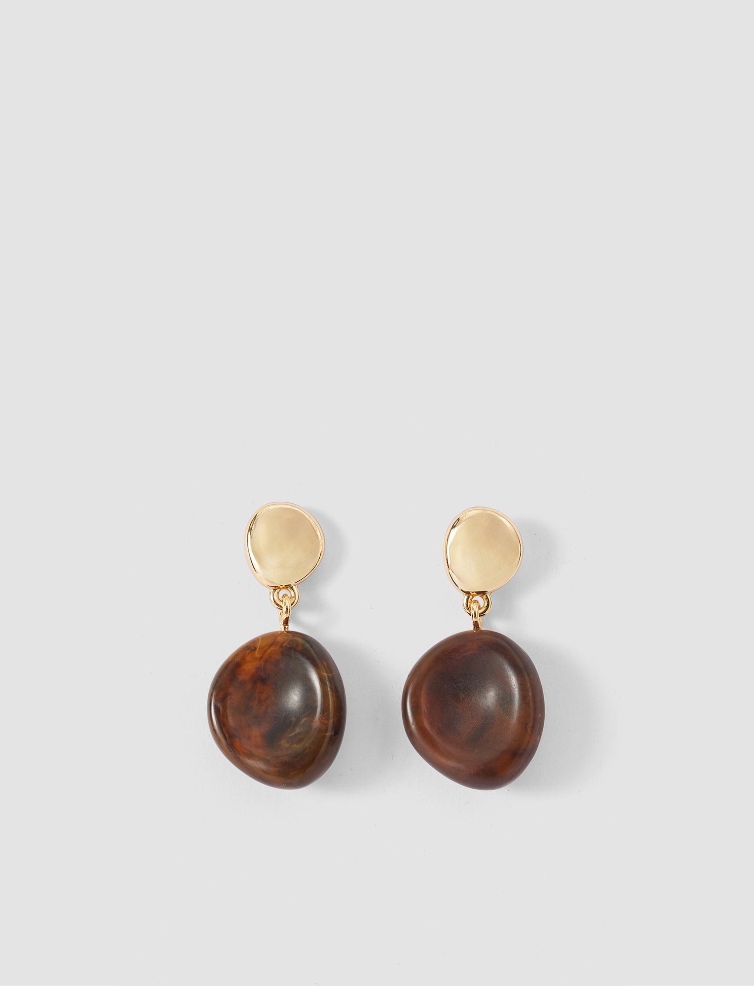 brown-bean-drop-resin-earrings-JOSEPH