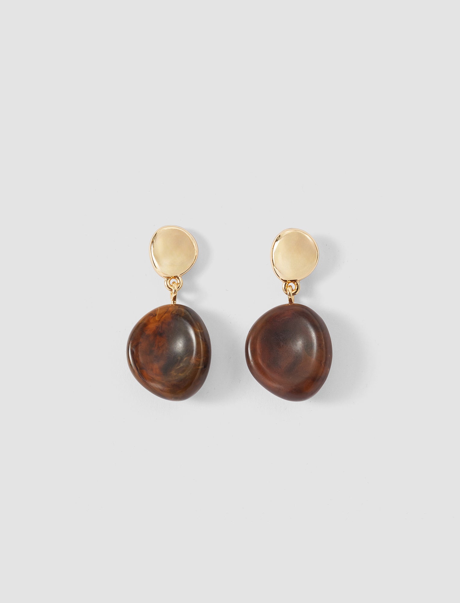 brown-bean-drop-resin-earrings-JOSEPH