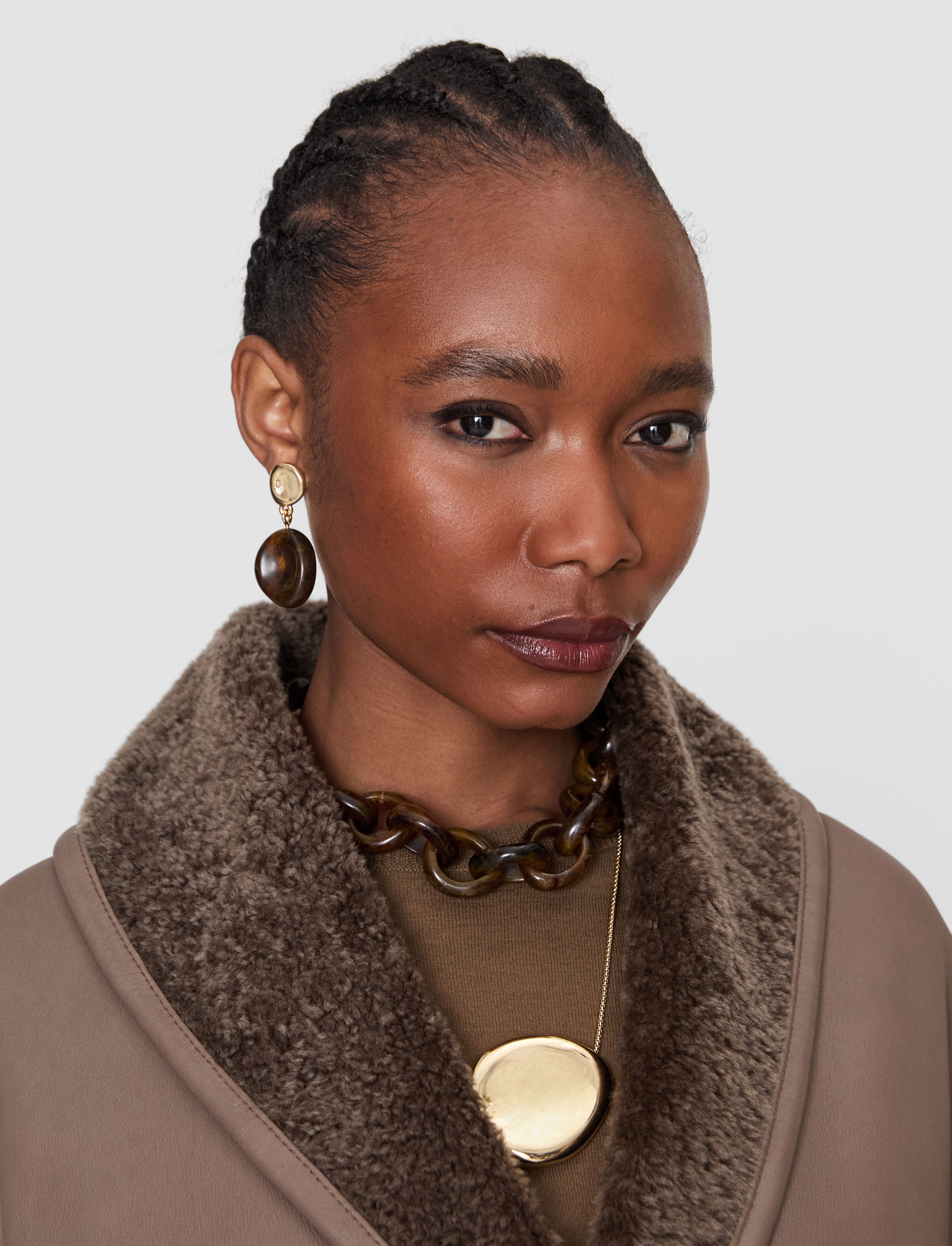 brown-bean-drop-resin-earrings-JOSEPH