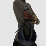 Black Bean Leather Bag - Joseph