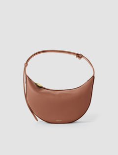 Brown Bean Leather Bag - Joseph