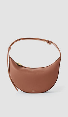 Brown Bean Leather Bag - Joseph