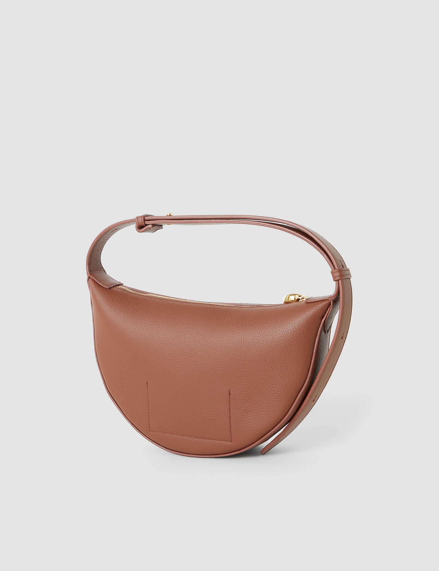 Brown Bean Leather Bag - Joseph