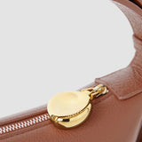 Brown Bean Leather Bag - Joseph
