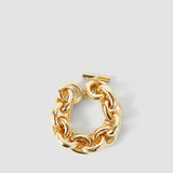 Gold Bean Link Bracelet - Joseph