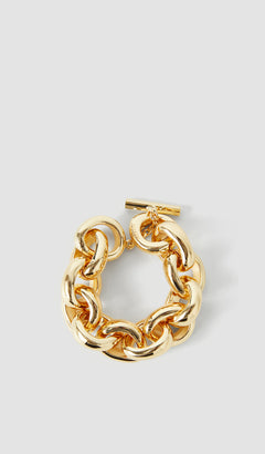 Gold Bean Link Bracelet - Joseph