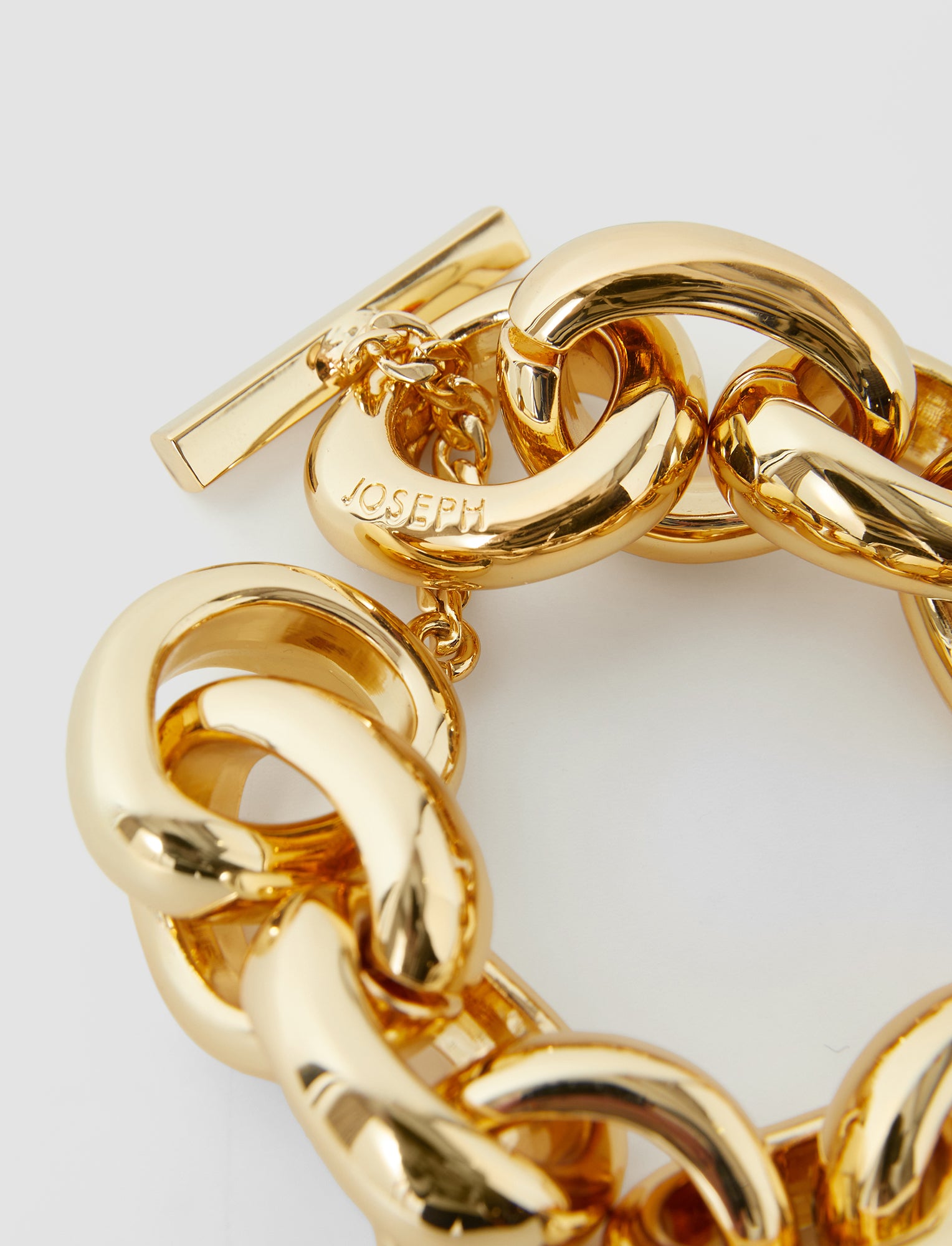 Bean Link Bracelet in Gold | JOSEPH GB