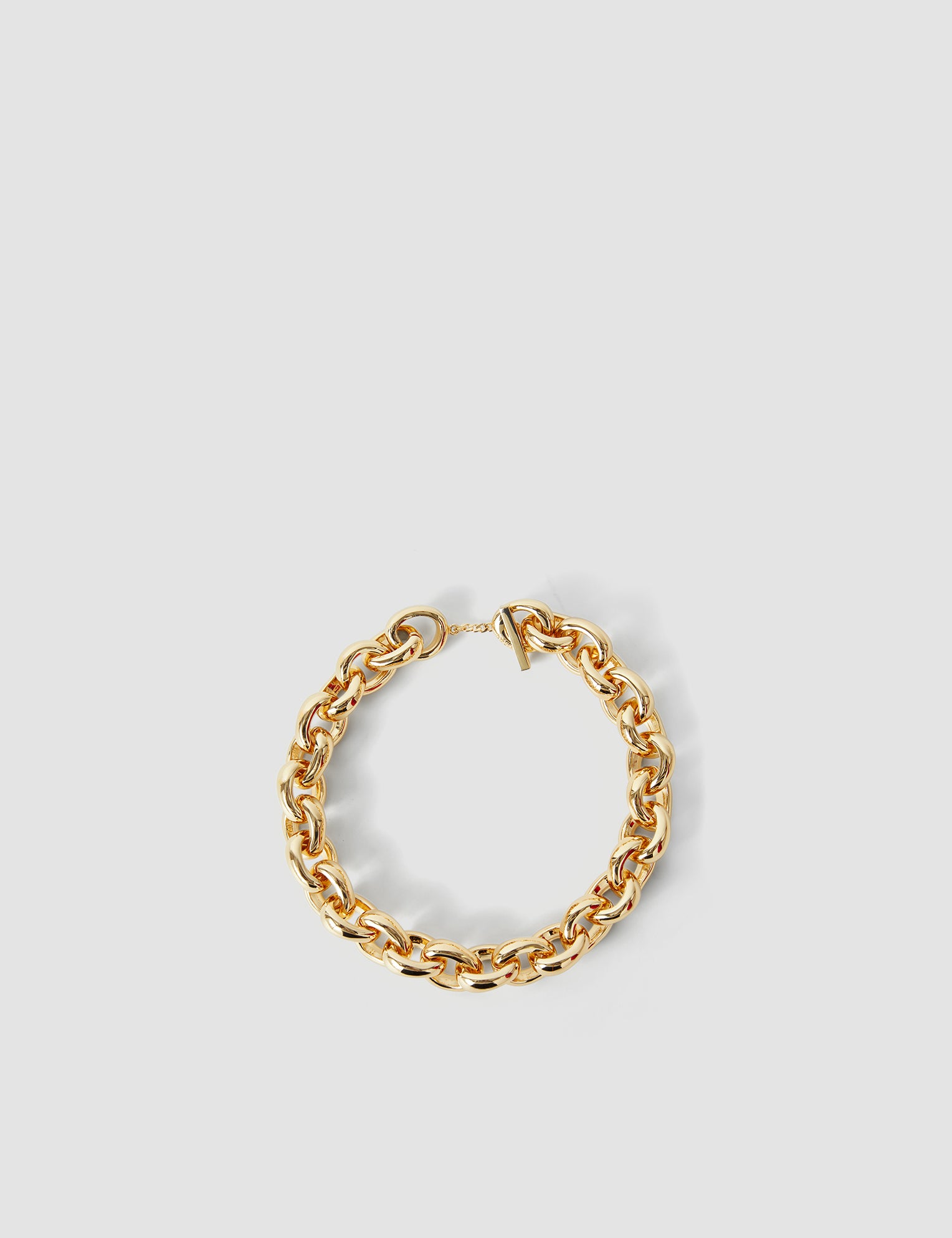 Gold Bean Link Necklace - Joseph