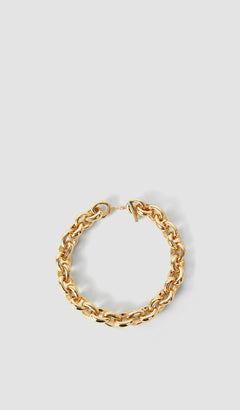 Gold Bean Link Necklace - Joseph