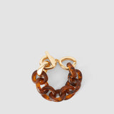Brown Bean Link Resin Bracelet - Joseph