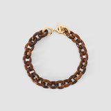Collier Bean link en résine 